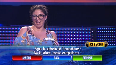 Una concursante se queja de una pregunta y Arturo Valls le responde sin tapujos