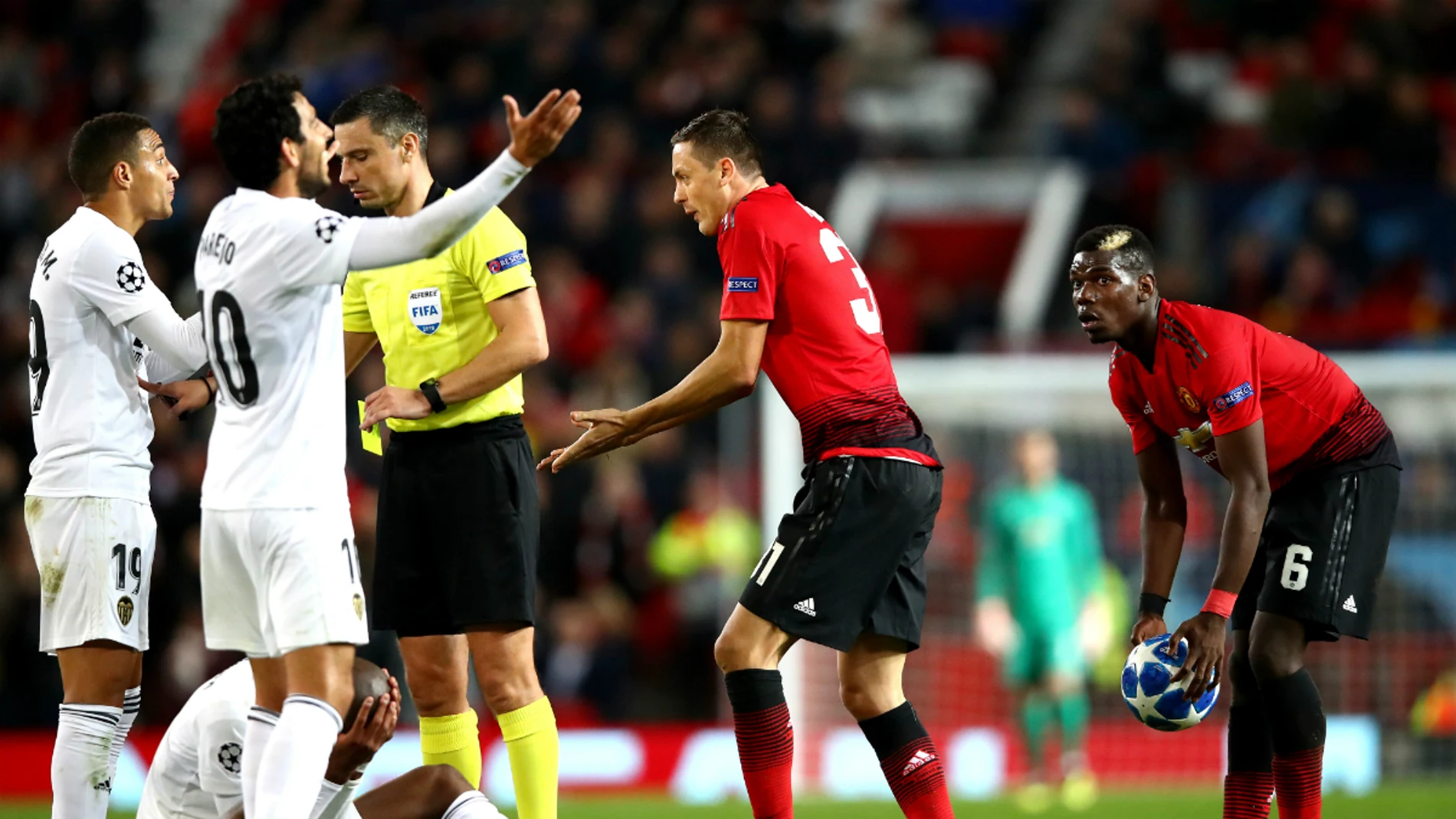 El Manchester United, ante el Valencia El Manchester United, ante el Valencia