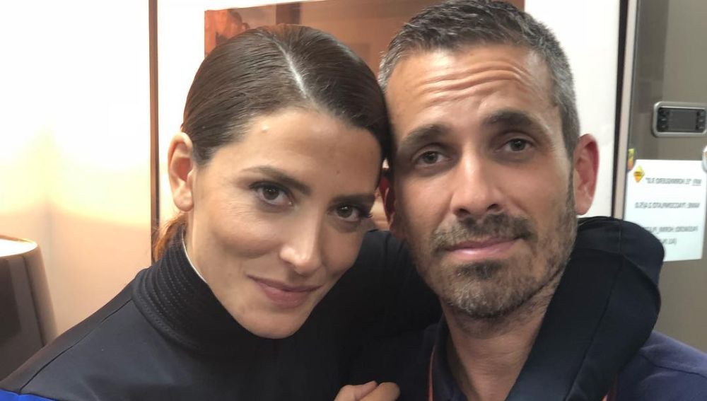 Dami&aacute;n Moll&aacute; y B&aacute;rbara Lennie en 'El Hormiguero'