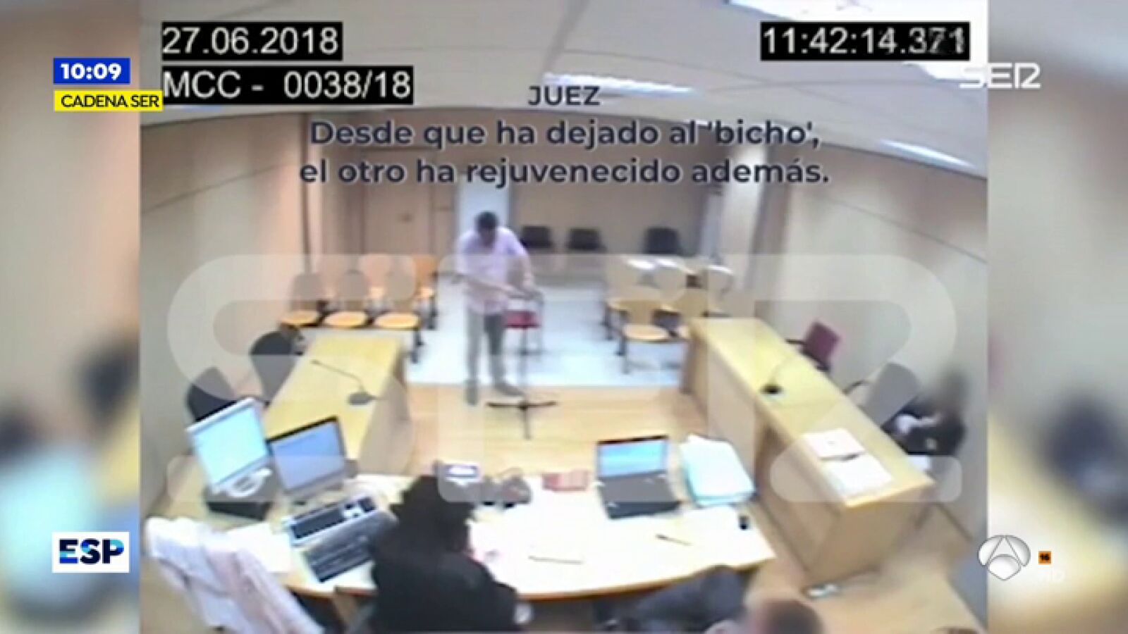 VÍDEO: Un juez se burla de una víctima de violencia de género y le llama 'hija puta' y 'bicho' 