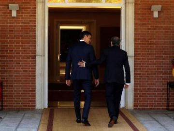 Pedro Sánchez y Quim Torra Pedro Sánchez y Quim Torra