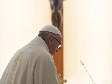 El papa Francisco pronuncia su homilía El papa Francisco pronuncia su homilía