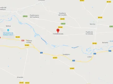 Mapa de Valdelacalzada Mapa de Valdelacalzada