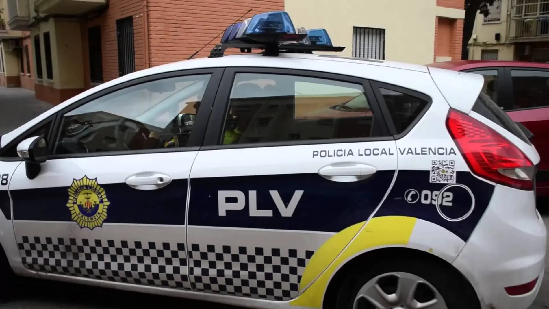 Imagen de un coche de la Policía Local de Valencia Imagen de un coche de la Policía Local de Valencia