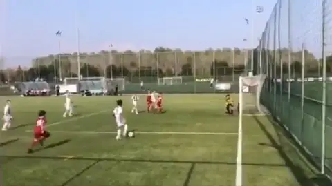 Cristiano Ronaldo Jr. marca un gol con la Juve Cristiano Ronaldo Jr. marca un gol con la Juve