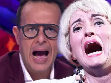 Àngel Llàcer explota con una desatada Silvia Abril Àngel Llàcer explota con una desatada Silvia Abril