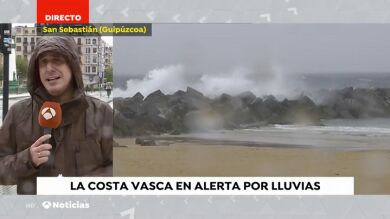 El huracán Leslie pone al País Vasco en alerta amarilla por lluvias