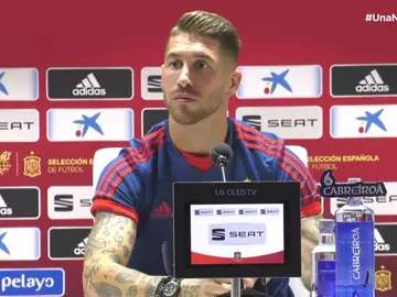 Sergio Ramos habla en rueda de prensa Sergio Ramos habla en rueda de prensa