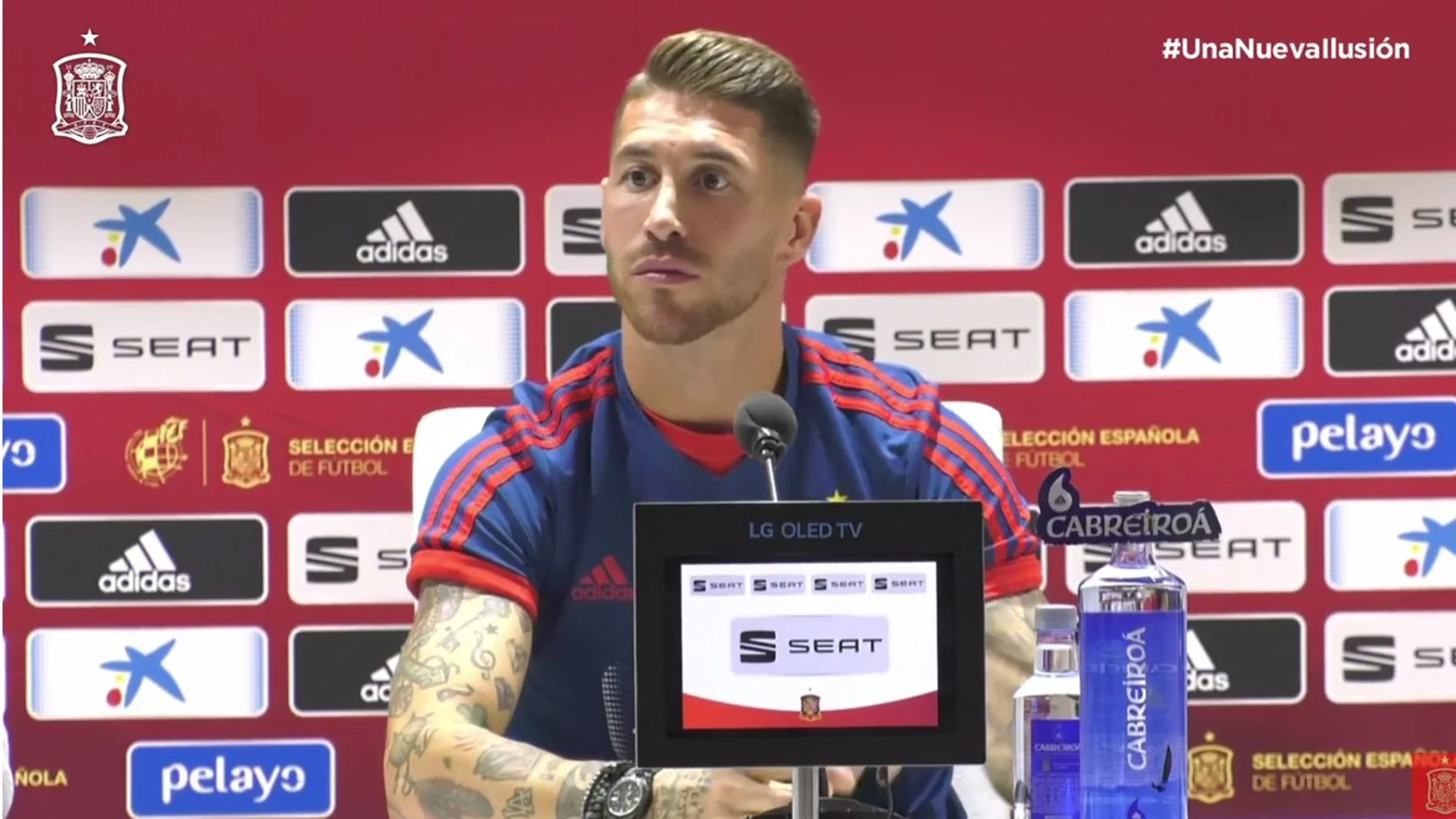 Sergio Ramos habla en rueda de prensa Sergio Ramos habla en rueda de prensa