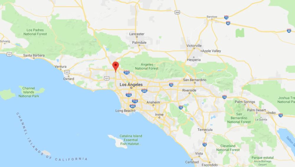 Mapa de Los Angeles
