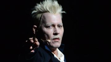 Johnny Depp en 'Animales Fantásticos: Los Crímenes de Grindelwald'