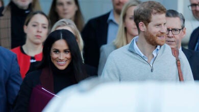 Primeras imágenes de Meghan Markle y el príncipe Harry tras anunciarse que esperan su primer hijo