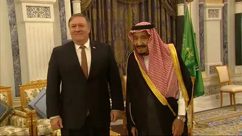 Pompeo se reúne con el rey saudí para tratar de esclarecer la desaparición de periodista Pompeo se reúne con el rey saudí para tratar de esclarecer la desaparición de periodista