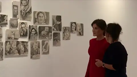 La Reina Letizia visita la Real Academia de España en Roma La Reina Letizia visita la Real Academia de España en Roma