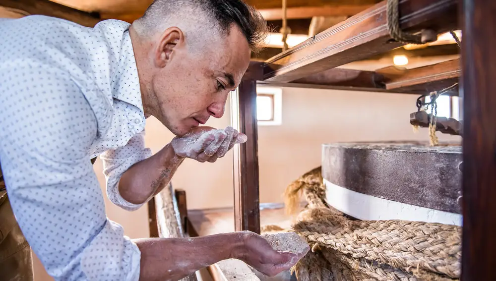 Moncho López, panadero de Levadura Madre.