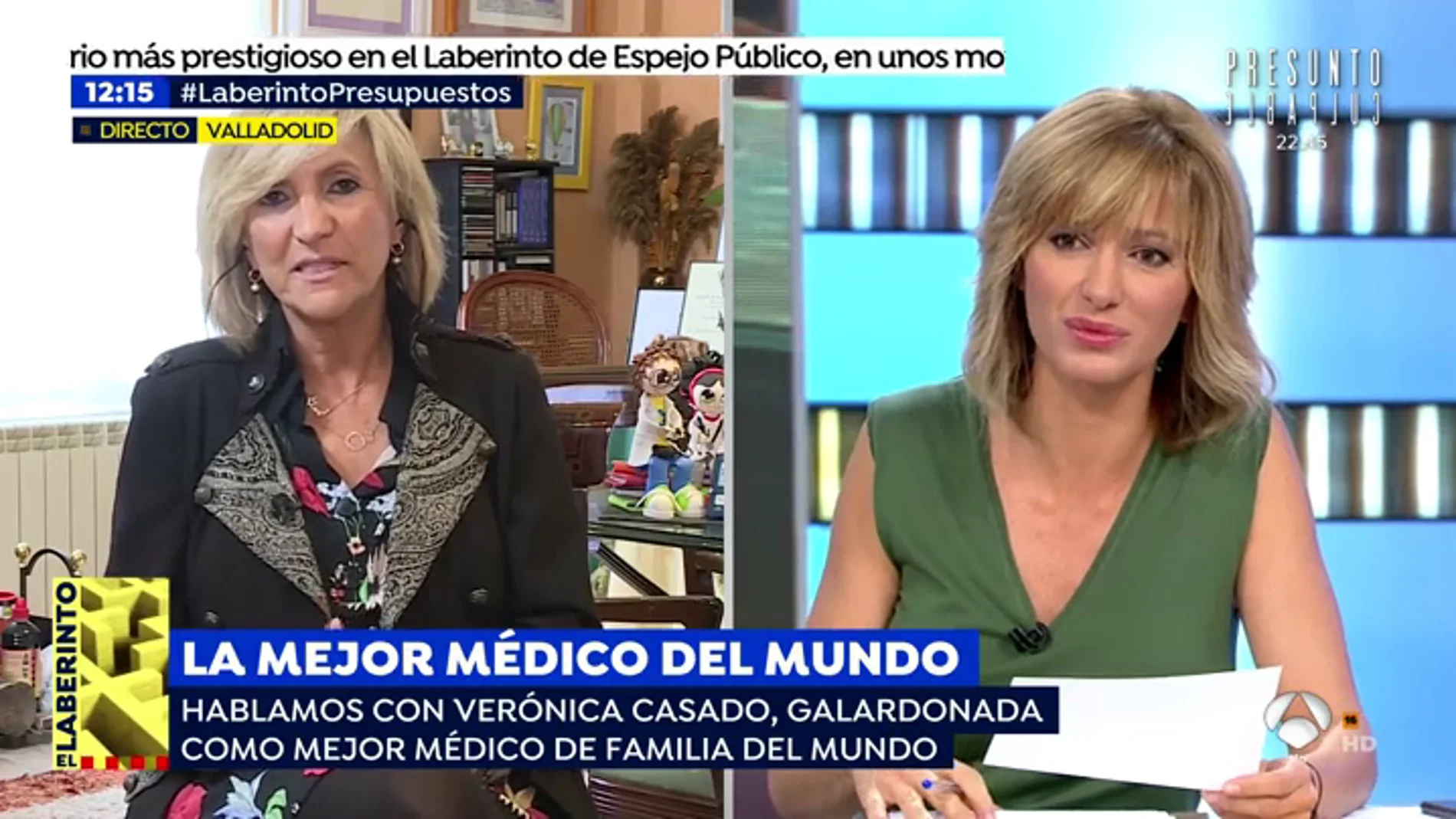Verónica Casado, galardonada como mejor médico de familia del mundo: "La atención primaria tiene que ser la base del sistema y no se ha financiado correctamente"