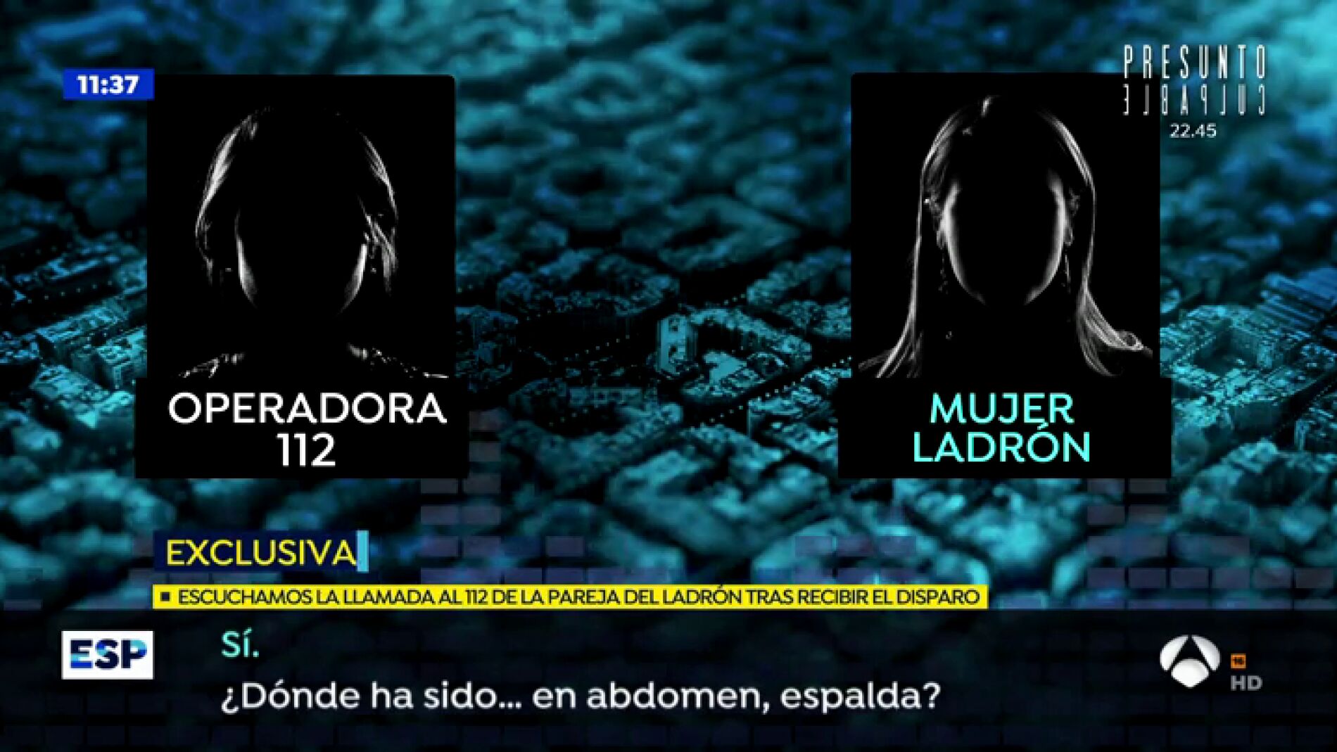 La angustiosa llamada al 112 de la pareja de un ladr&oacute;n herido de un disparo en un robo