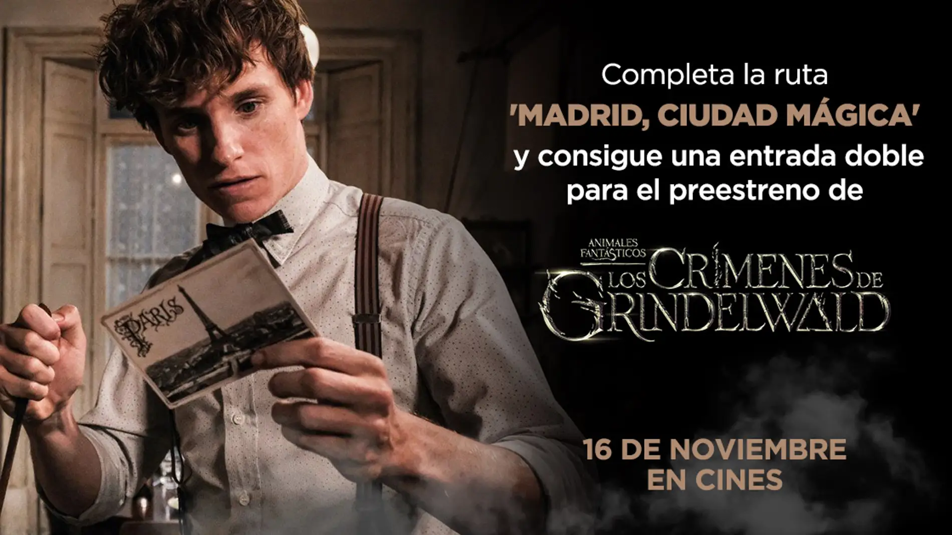 Concurso 'Animales Fantásticos: Los crímenes de Grindelwald'