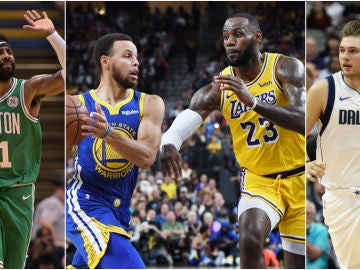 Irving, Curry, LeBron James y Doncic, nombres propios de la nueva temporada en la NBA