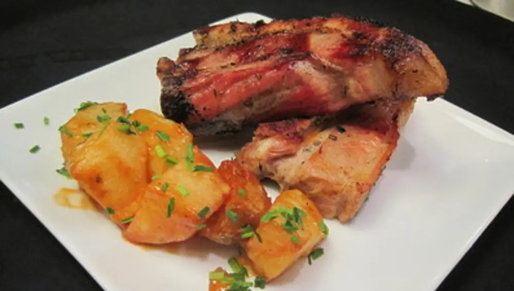 La costilla a la brasa de El Andaluz.