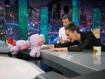 Eva González se enfrenta al primer reto de Trancas y Barrancas en 'El Hormiguero 3.0'