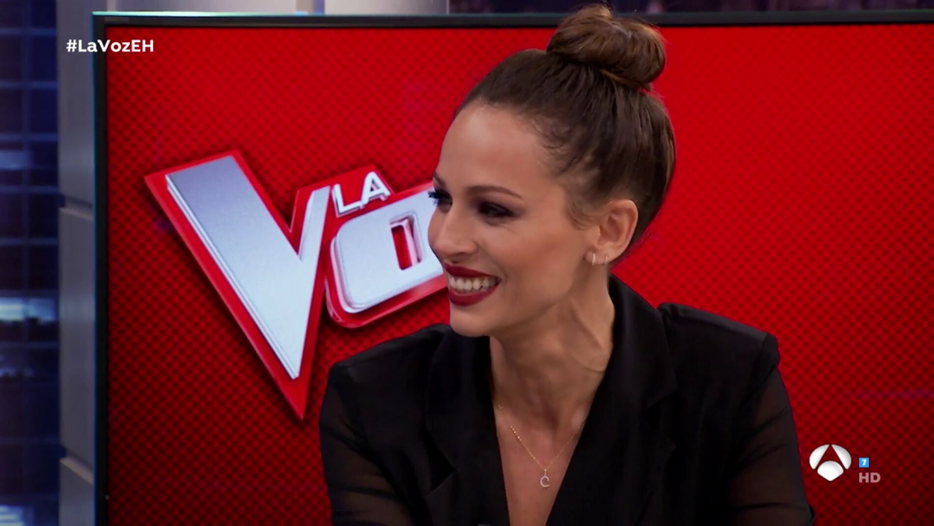 Eva González, presentadora de 'La Voz', en 'El Hormiguero 3.0'