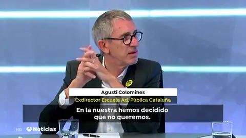 Agustí Colomines: "En todas las independencias ha habido muertos, pero si decides que no quieres, tardas más" Agustí Colomines: "En todas las independencias ha habido muertos, pero si decides que no quieres, tardas más"