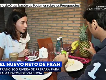 El duro esfuerzo que hace Fran Rivera para la maratón de Valencia: "Me gusta toda la comida que me quita la nutricionista" El duro esfuerzo que hace Fran Rivera para la maratón de Valencia: "Me gusta toda la comida que me quita la nutricionista"