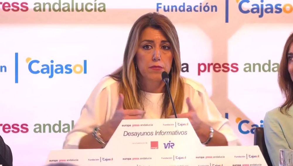 Susana Díaz: "Durante cinco años no ha habido una mácula ni una mancha en este Gobierno"