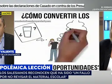El colegio Salesianos de Madrid acepta el error de haber enseñado a sus alumnos el polémico vídeo: "Siempre se revisa el material, pero esta vez no fue así" El colegio Salesianos de Madrid acepta el error de haber enseñado a sus alumnos el polémico vídeo: "Siempre se revisa el material, pero esta vez no fue así"