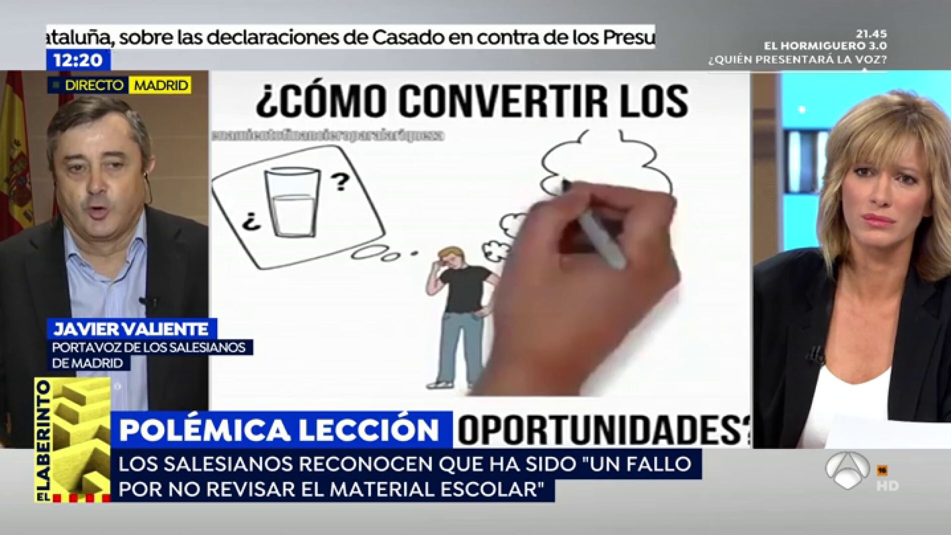 El colegio Salesianos de Madrid acepta el error de haber ense&ntilde;ado a sus alumnos el pol&eacute;mico v&iacute;deo: "Siempre se revisa el material, pero esta vez no fue as&iacute;"