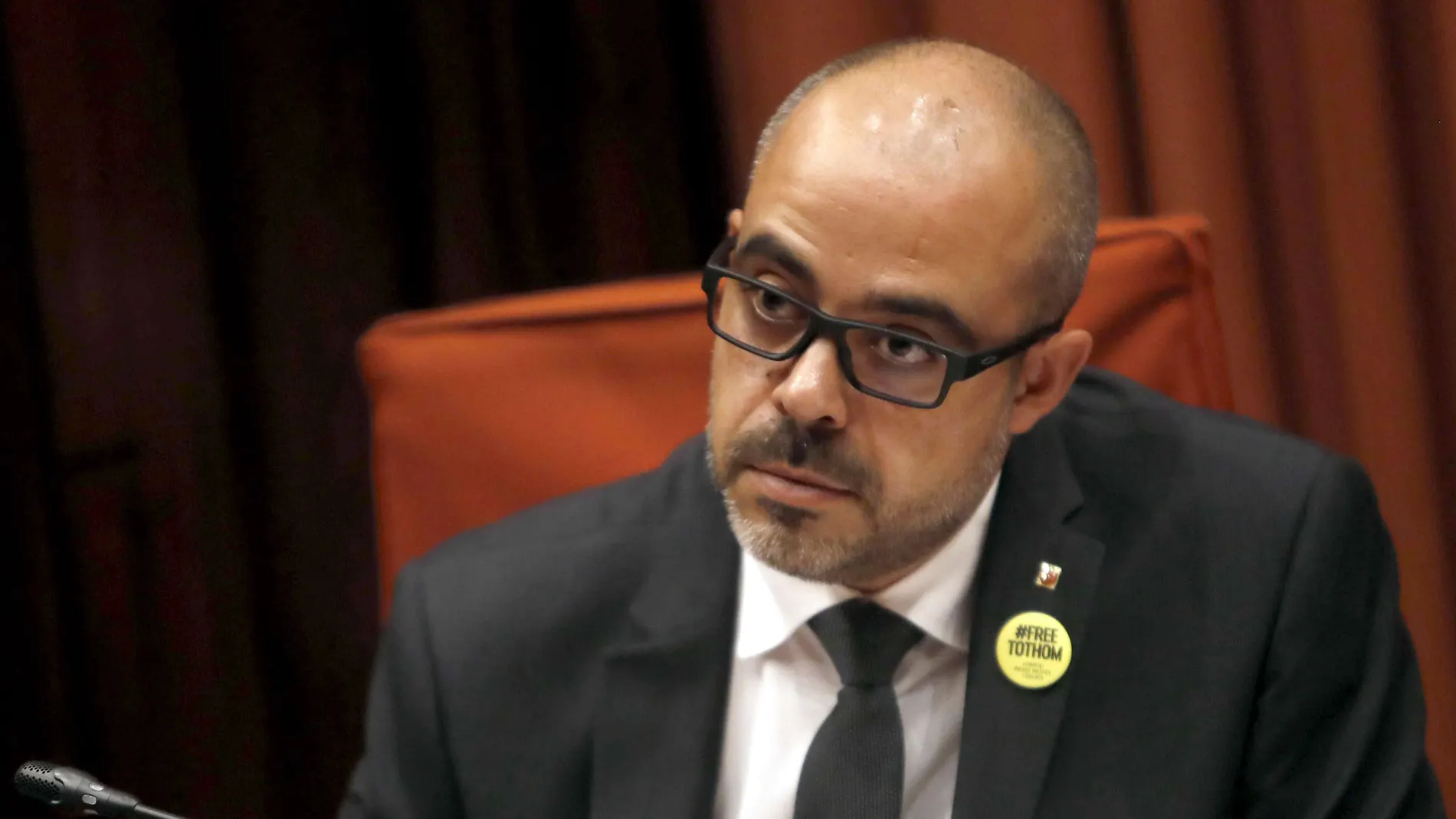 El conseller de Interior, Miquel Buch El conseller de Interior, Miquel Buch