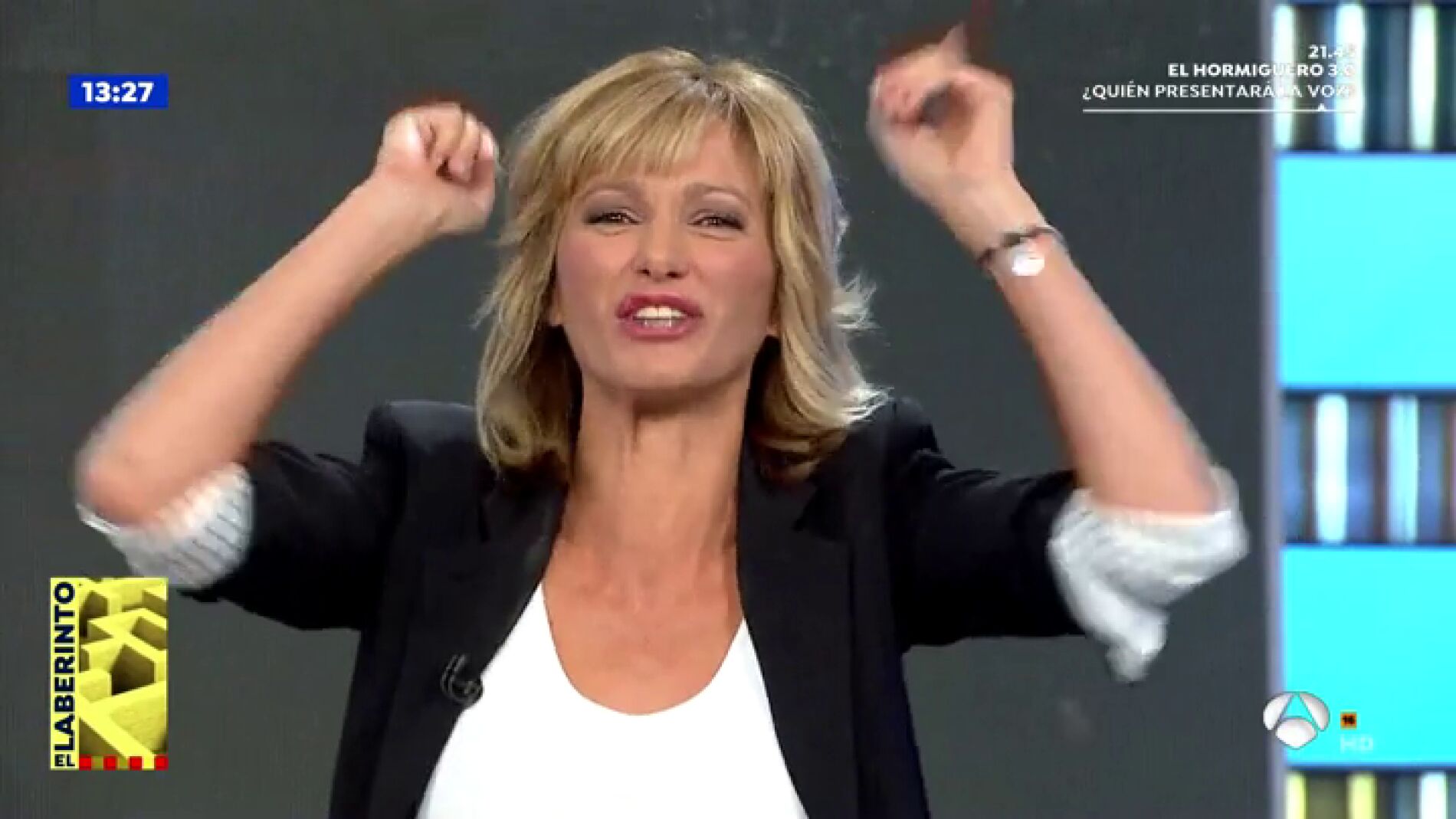 Susanna Griso hace dudar a los colaboradores con el nombre del presentador de 'La Voz': "Os tengo enga&ntilde;ados a todos"