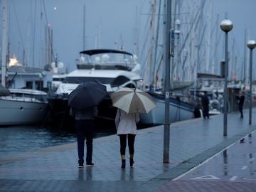 Lluvia en Mallorca