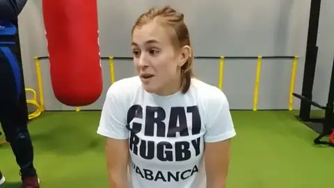 Micaela, madre y jugadora del CRAT de rugby: "Si se quiere y con ayuda alrededor se puede regresar al máximo nivel" Micaela, madre y jugadora del CRAT de rugby: "Si se quiere y con ayuda alrededor se puede regresar al máximo nivel"