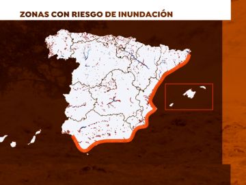 Mapa: Zonas que tienen riesgo de inundación