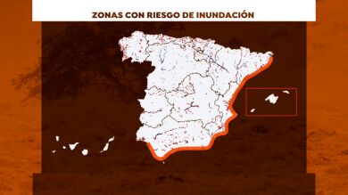 Mapa: Zonas que tienen riesgo de inundación