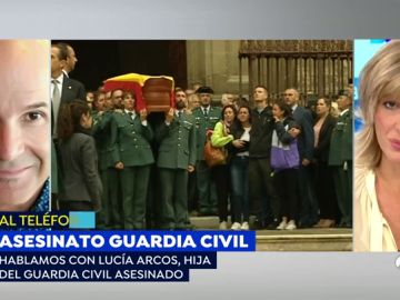 La hija del guardia civil asesinado en Granada: "No soy consciente de que no voy a volver a ver a mi padre"