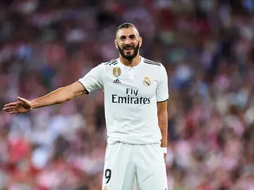 Karim Benzema, en un partido del Real Madrid Karim Benzema, en un partido del Real Madrid