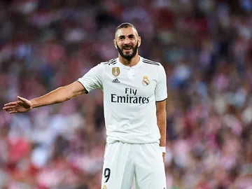 Karim Benzema, en un partido del Real Madrid Karim Benzema, en un partido del Real Madrid