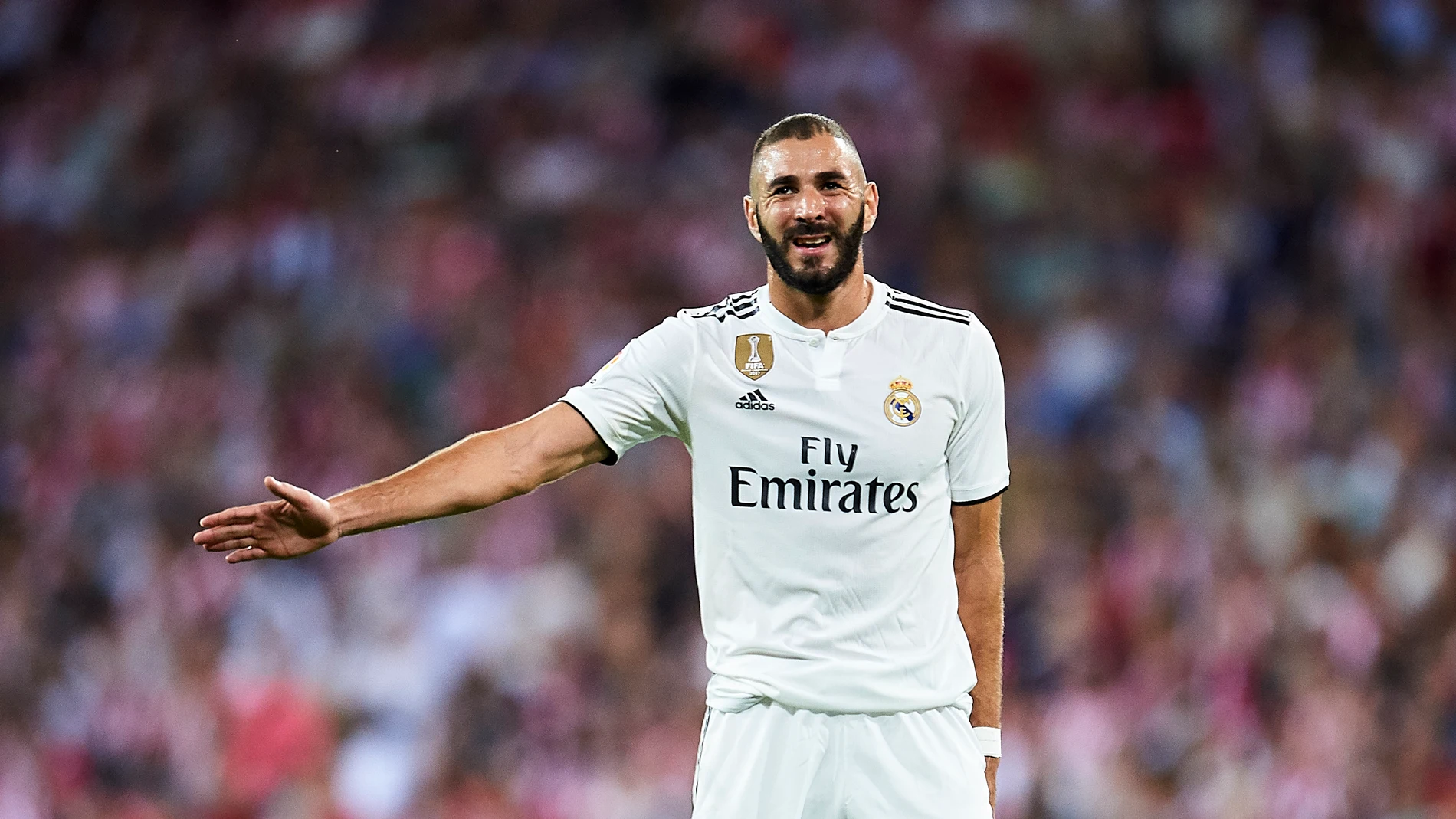 Karim Benzema, en un partido del Real Madrid Karim Benzema, en un partido del Real Madrid