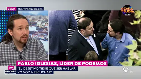 Pablo Iglesias en Espejo Público Pablo Iglesias en Espejo Público