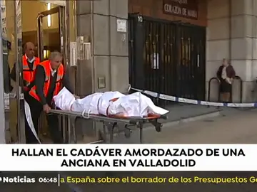 Encuentran el cadáver de una mujer de 75 años amordazado en su vivienda de Valladolid Encuentran el cadáver de una mujer de 75 años amordazado en su vivienda de Valladolid
