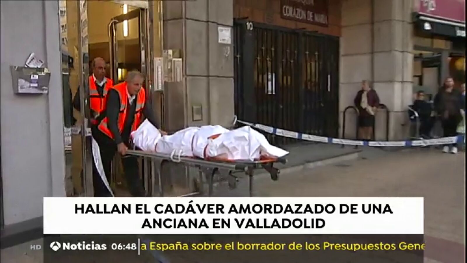 Encuentran el cadáver de una mujer de 75 años amordazado en su vivienda de Valladolid