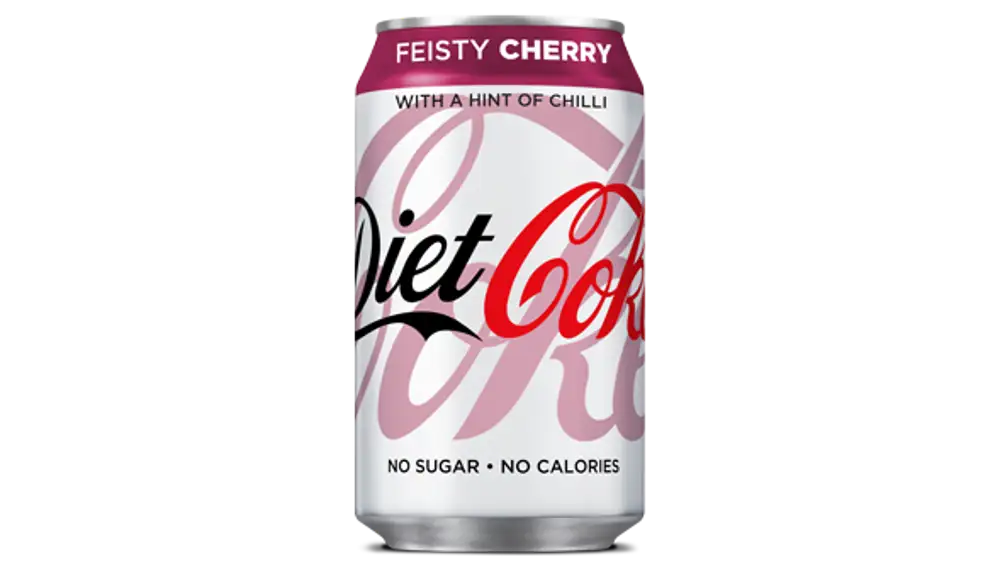 Diet coke Feisty cherry.