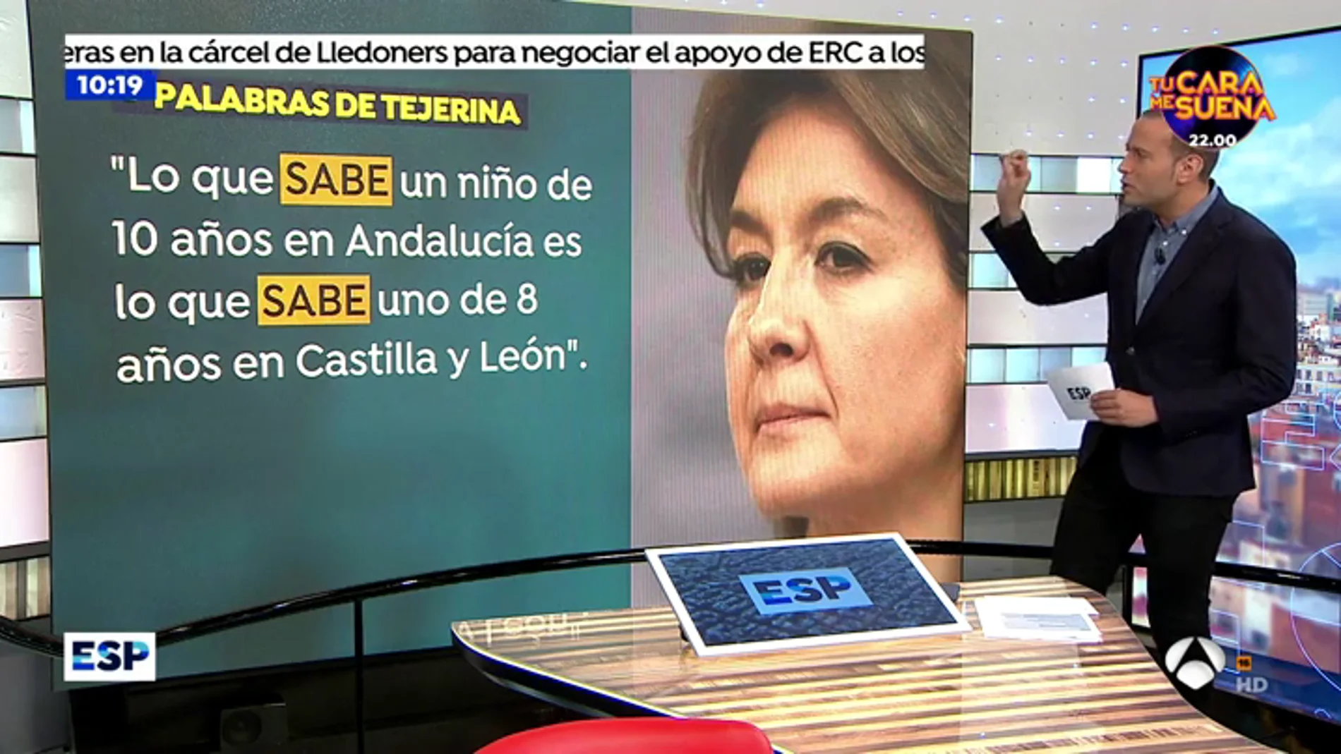 La Consejera de Educación de la Junta de Andalucía: "Hay diferencias entre las comunidades porque el informe no cubre todas las cuestiones que debería"