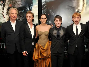 El equipo de 'Harry Potter' de premiere El equipo de 'Harry Potter' de premiere