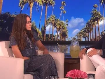 Keira Knightley, en el programa de Ellen Degeneres Keira Knightley, en el programa de Ellen Degeneres