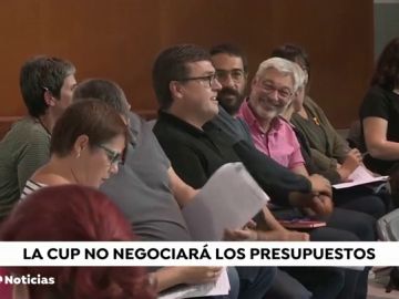 La CUP se niega a negociar los Presupuestos de la Generalitat y no apoyará al Govern