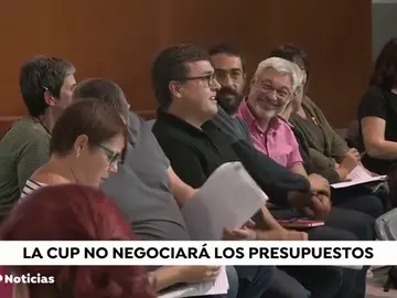 La CUP se niega a negociar los Presupuestos de la Generalitat y no apoyará al Govern La CUP se niega a negociar los Presupuestos de la Generalitat y no apoyará al Govern
